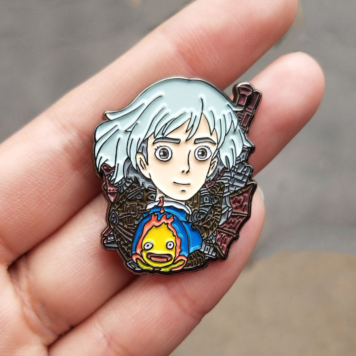 Motm V2 Howl and outlet Silver Sophie pin