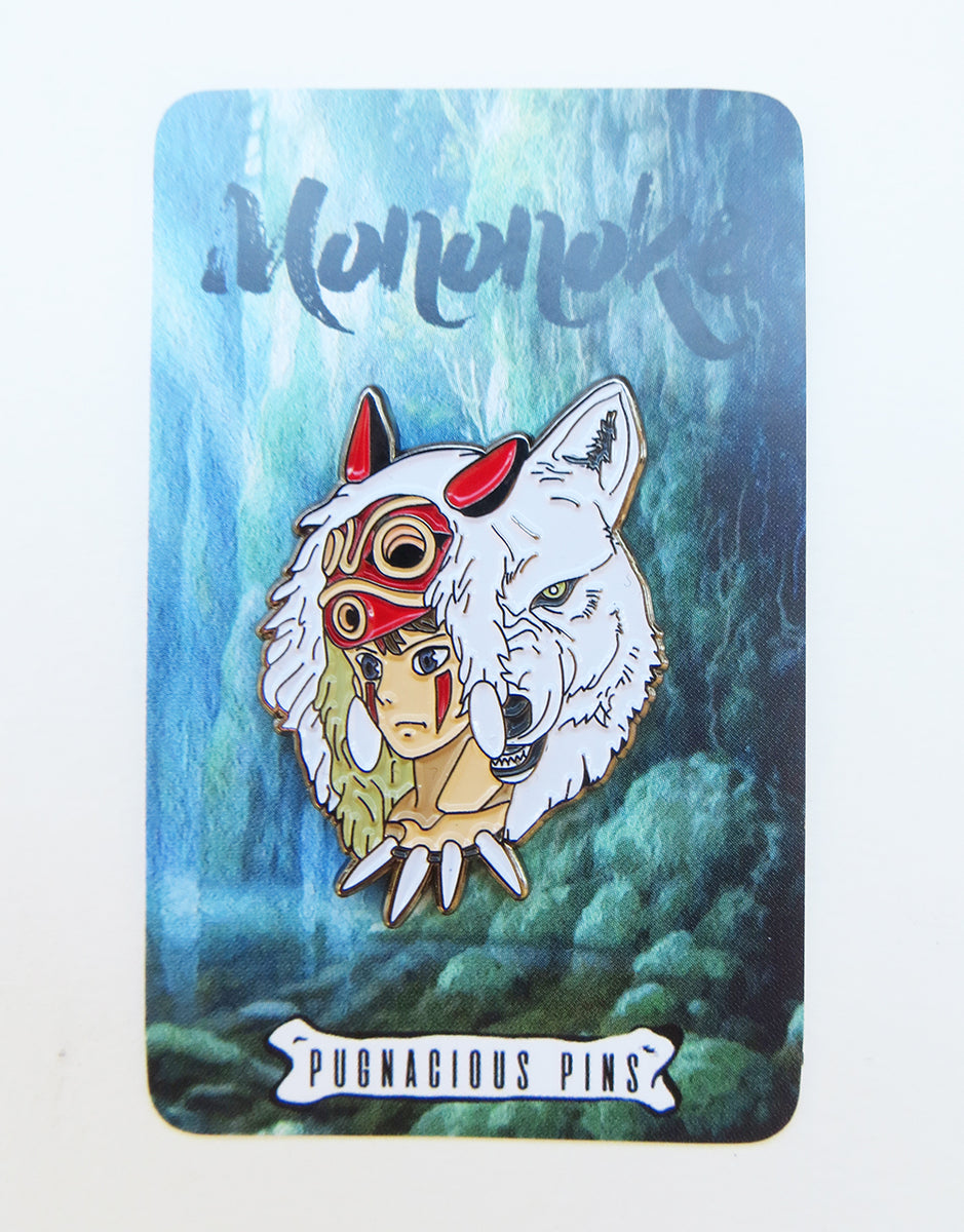 Studio outlet Ghibli Princess Mononoke Fluffnest Ashitaka and Yakkul Enamel pin